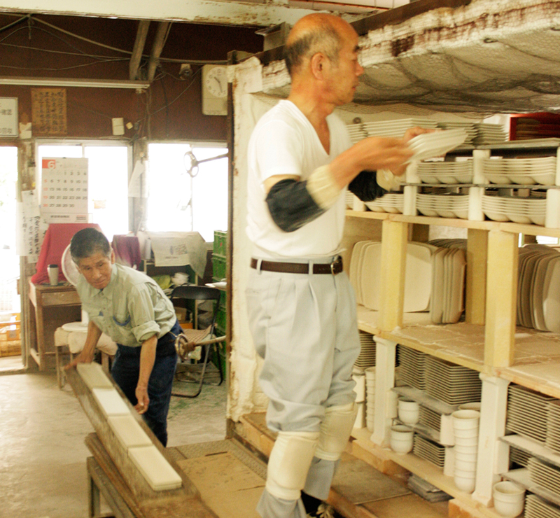 Biscuit firing Biscuit firing